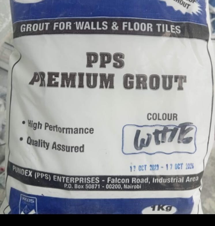 PPS Premium Grout 1kg bag - White